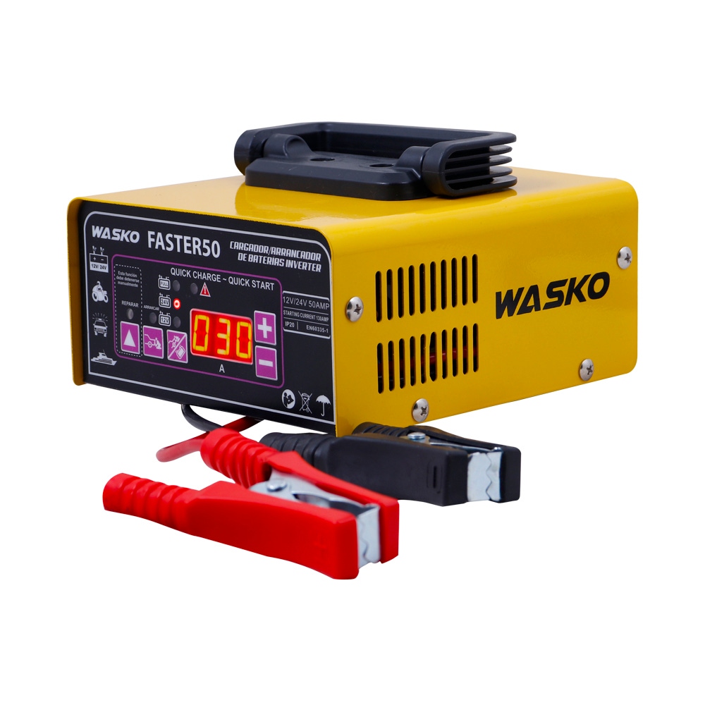 Cargador de Bateria Wasko 50A