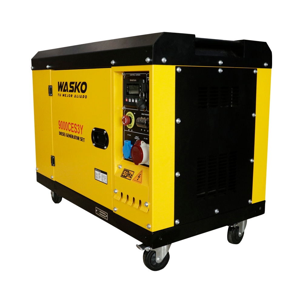 Generador Wasko Cab Diesel 9,5 KVA 380V