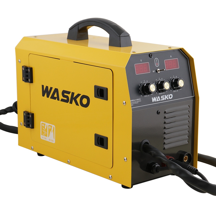 Soldador Wasko MIG 5Kg 210A 220V 50/60Hz