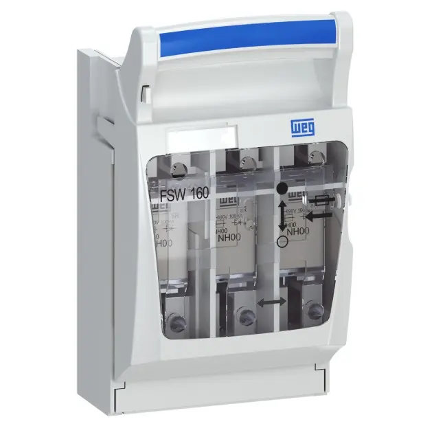 Seccionador sin Fusible NH00 3P 160A - FSW160-3 Weg