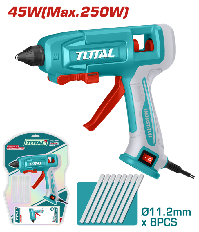 PISTOLA DE SILICONA 45W (250W MAX) - TT401116 - TOTAL