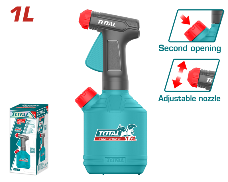 PULVERIZADOR MANUAL 1L - TOTAL