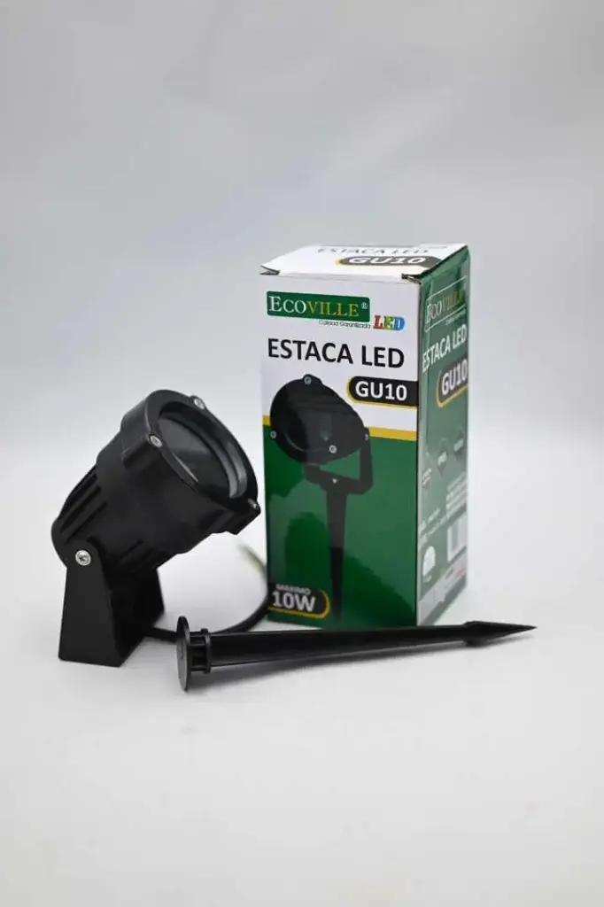 Spot Estaca p/ Lampara GU10 10W - Ecoville