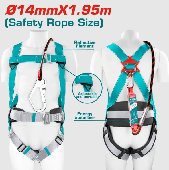 ARNES DE SEGURIDAD 14MMX1,95M - TOTAL