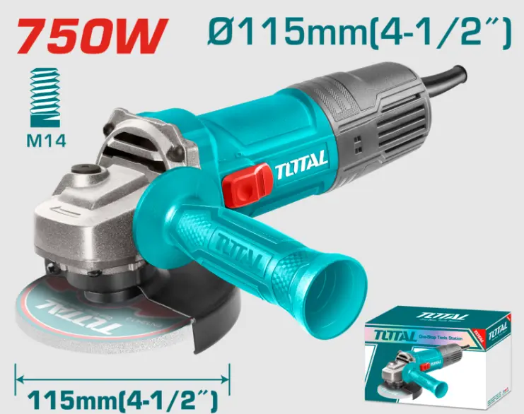 AMOLADORA 750W 115MM TG10711556 - TOTAL