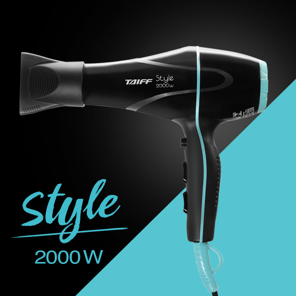 SECADOR - STYLE BLACK 
2000 WATTS 
CABLE 1,8 METROS - TAIFF