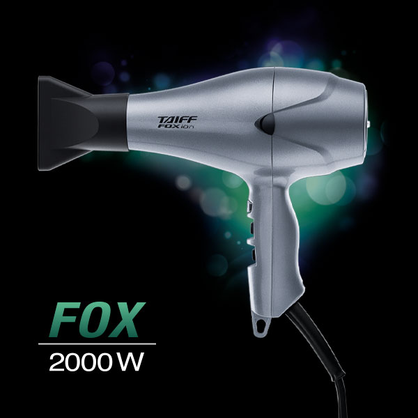 SECADOR - FOX ION PTA 
2000 WATTS 
CABLE 1,8 METROS - TAIFF