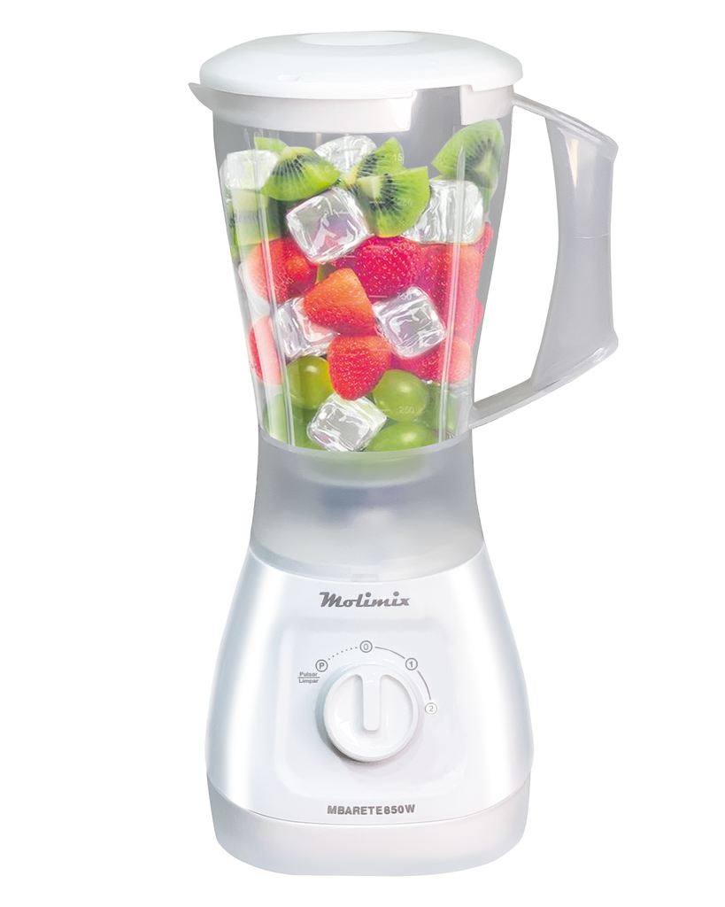 LICUADORA MBARETE 
JARRA PP INQUEBRAVEL 
2 VELOCIDADES  850W 
 ML850W  MOLIMIX