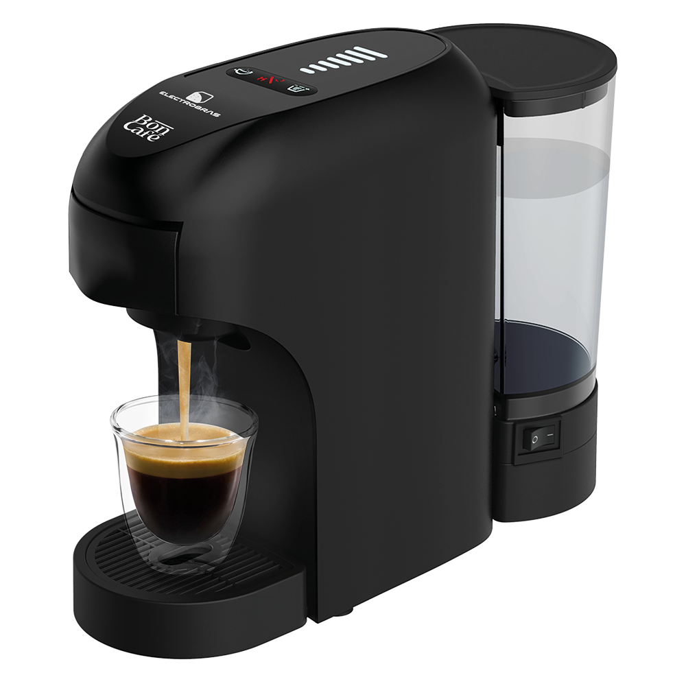 CAFETERA MULTICAPSULAS  3 EN 1 BON CAFE  NEGRO EBCM20  ELECTROBRAS