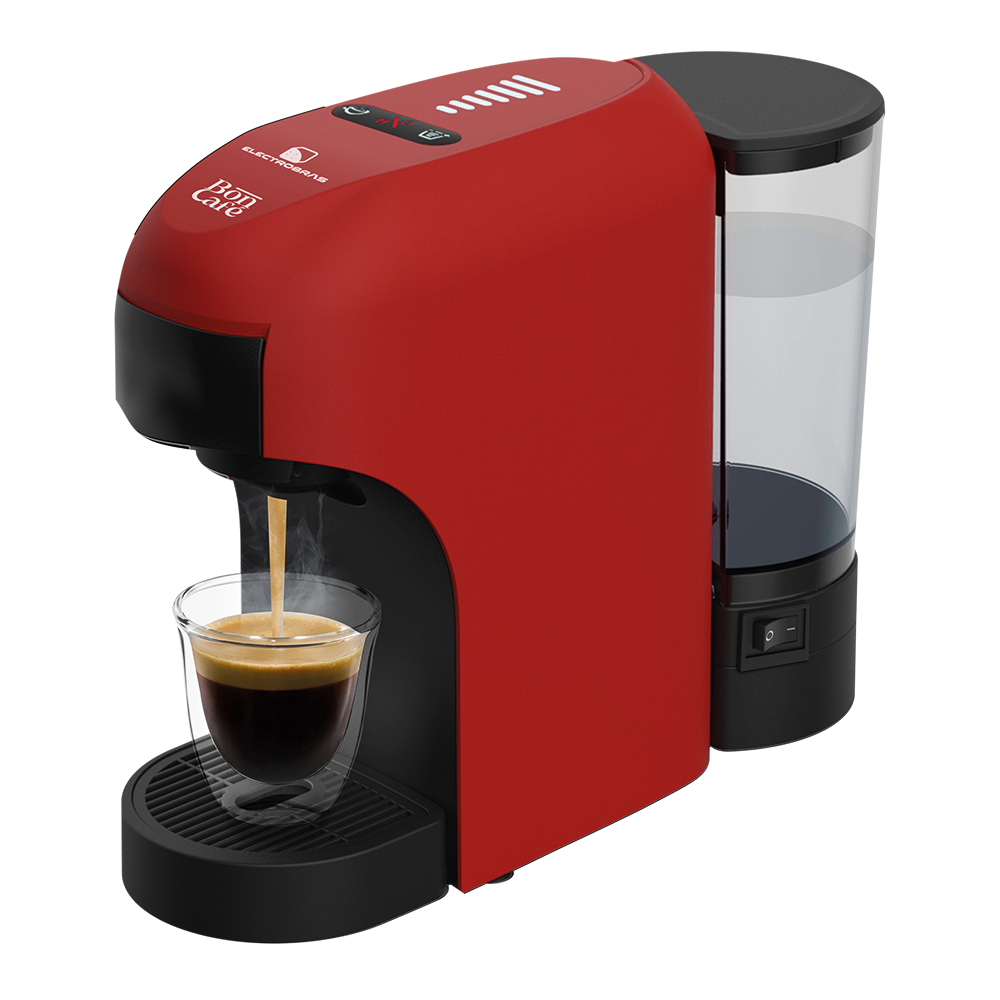 CAFETERA MULTICAPSULAS  3 EN 1 BON CAFE  ROJO EBCM21  ELECTROBRAS