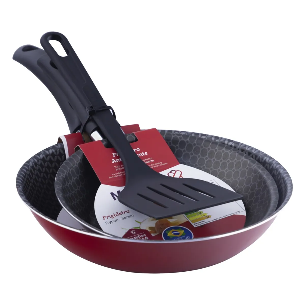 SET SARTENES 16/20 C/ ESPATULA 
ESSENCIAL 70045  MULTIFLON