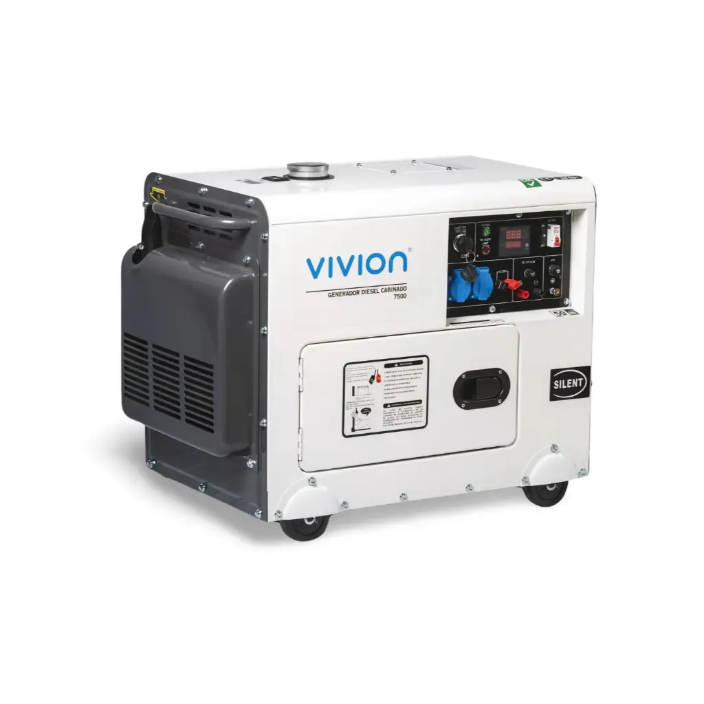 Generador Trifásico 7,5Kva Diesel Cabinado - Vivion