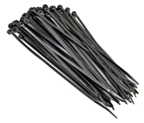Precinto PVC Negro 5x300mm x 100 und - Argo