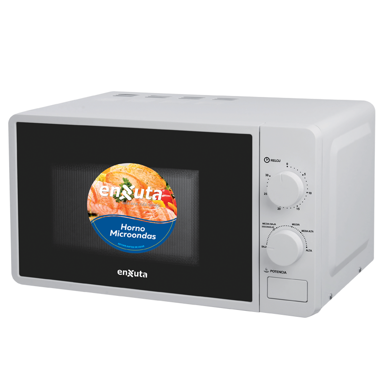 Microondas 20 Litros Manual Blanco - MOENX0320M Enxuta