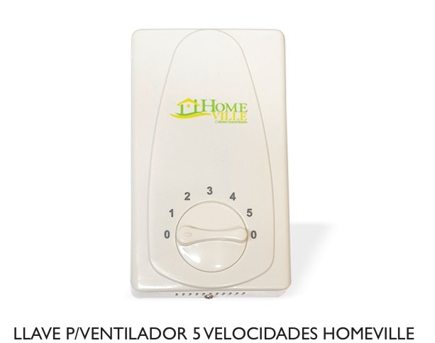 Llave P/Ventilador 5V Homeville