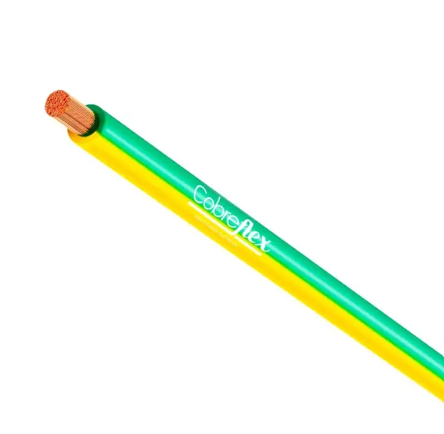 Cable PVC 70º 450/750V 1x2,5 mm2 Verde/Amarillo rollo x mts - Cobreflex