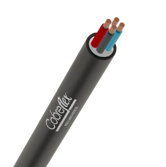 Cable NYY HEPR 90º 1KV 4x2 mm2 Negro - Cobreflex