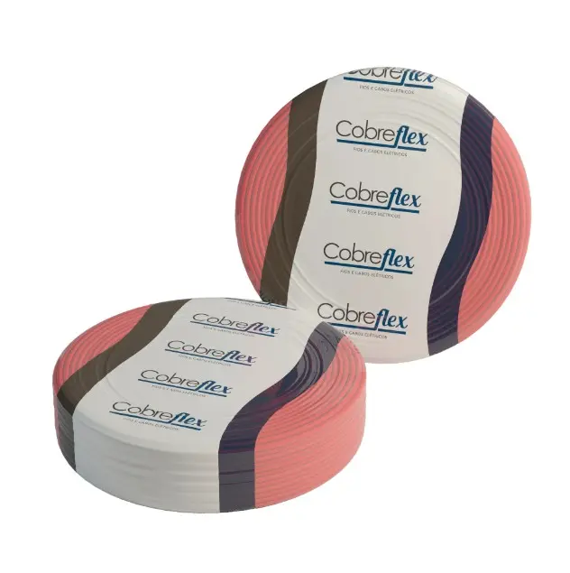Cable Multifilar PVC 70º 450/750V 1x4 mm2 rojo rollo x mts - Cobreflex