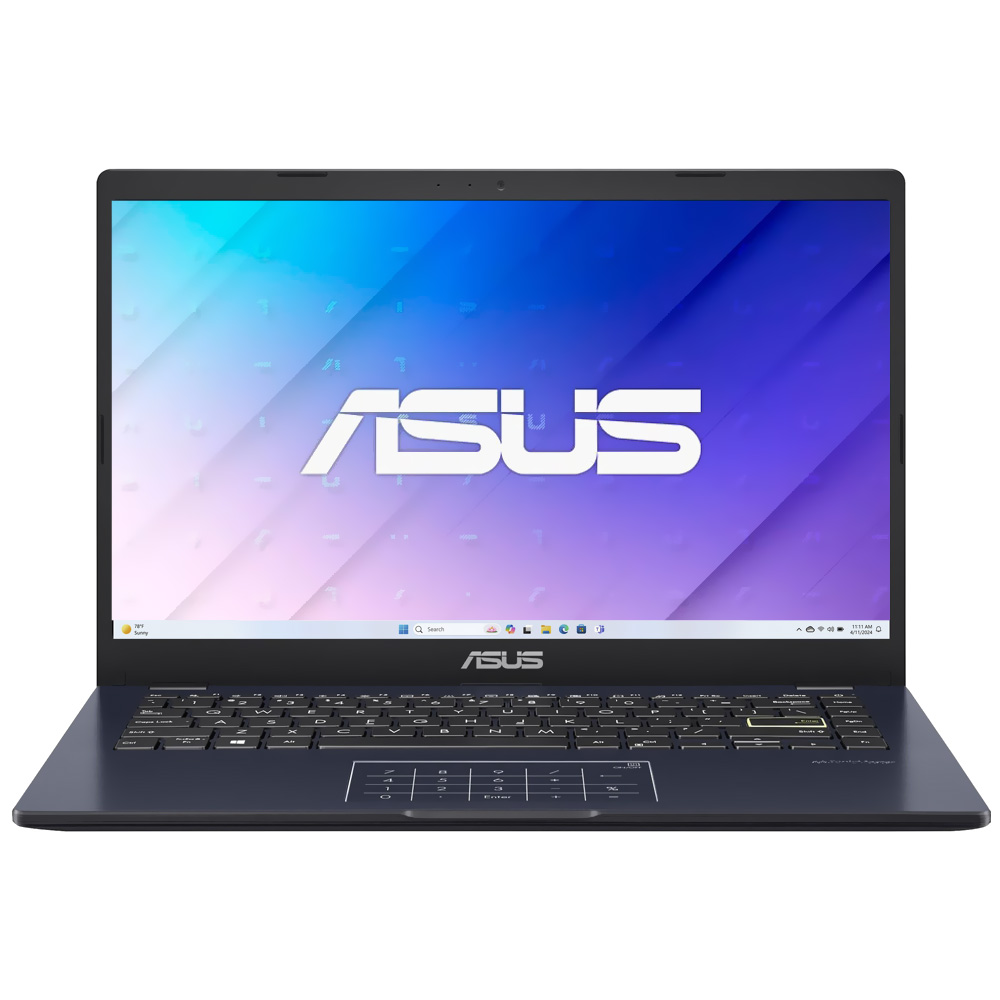 Notebook ASUS Vivobook Go 14 E410KA-CL4128 Intel Celeron N4500 Pantalla Full HD 14.0" / 4GB de RAM / 128GB eMMC / Win11 - Star Negro (Inglés)