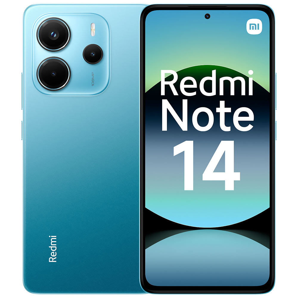Celular Xiaomi Redmi Note 14 8GB de RAM / 128GB / Pantalla 6.67" / Dual Sim LTE - Ocean Azul (Global)