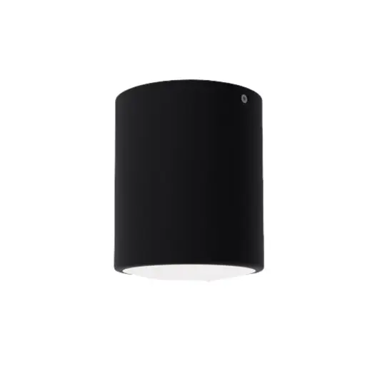 Spot Adosar Redondo Negro para Lampara Par30 1xE27