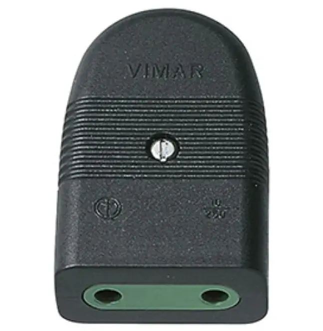 Ficha Hembra Negro 10A 1022NG - Vimar