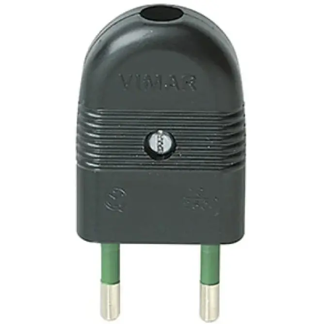 Ficha Macho Negro 10A 1020NG - Vimar