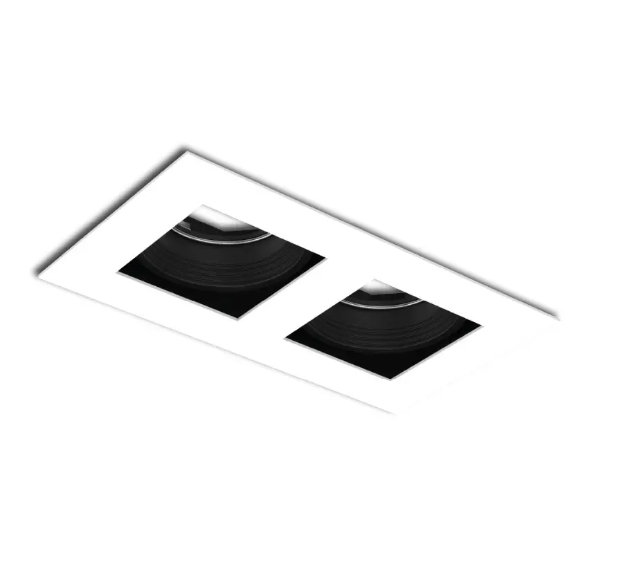Spot Dicro Cuadrado De Embutir Movil Sin Zocalo Blanco - E4111/D Spotsline 