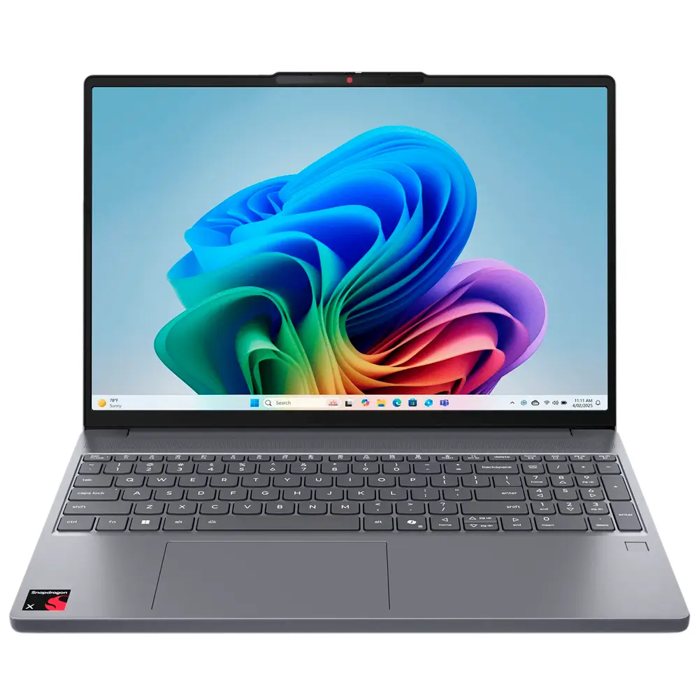 Notebook Lenovo IdeaPad Slim 3 15Q8X10 Snapdragon X X1-26-100 Pantalla Touch WUXGA 15.3" / 16GB de RAM / 256GB SSD / Win11Home - Luna Gris (83N30000US) (Inglés) 