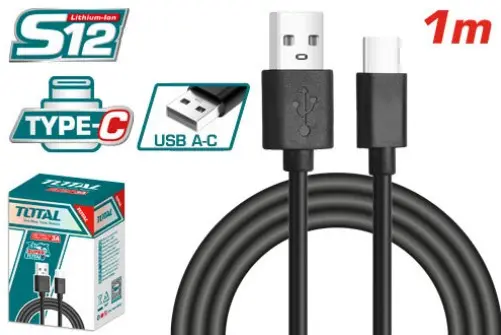 CABLE USB TIPO A A TIPO C 1M - TOTAL