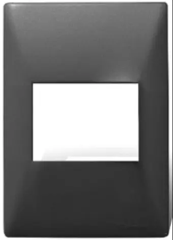 Conjunto Placa 2 Mod + Soporte Siglo 22 Gris - Cambre