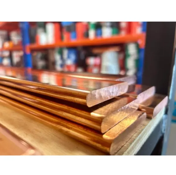 Barra de cobre rectangular 20x5x1.000mm 
