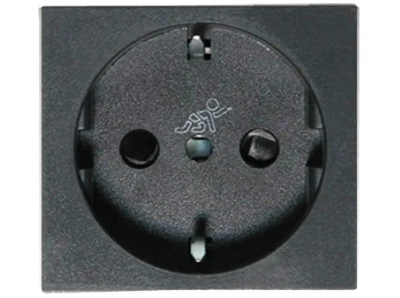 Tomacorriente Schuko 16A Grafito 700450 Doumo Flat/Loft - Conatel