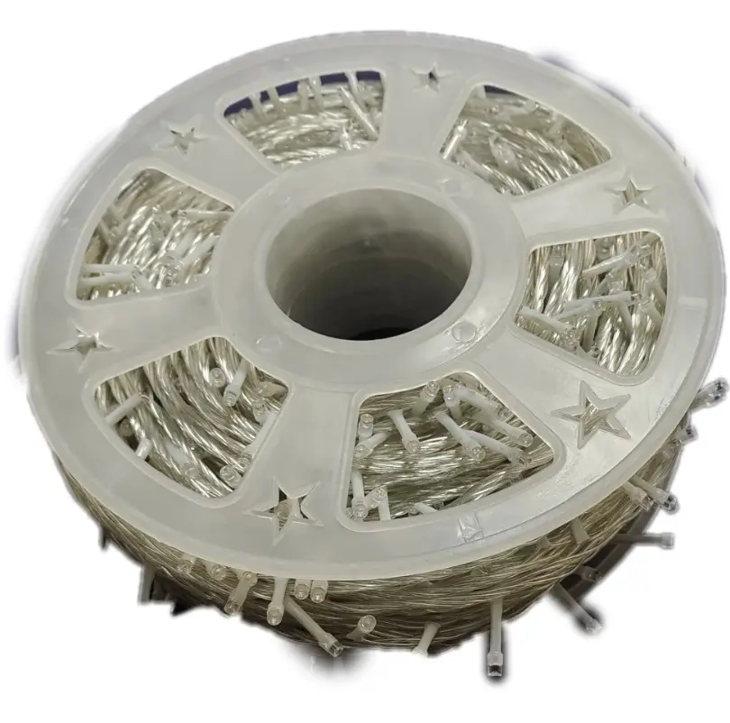 Luz Navideña 720 Luces Cálido 100mts 15w