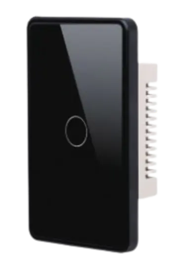 Interruptor de Pared Inteligente Cóncavo 1ch Wifi Negro 4523B - Similar