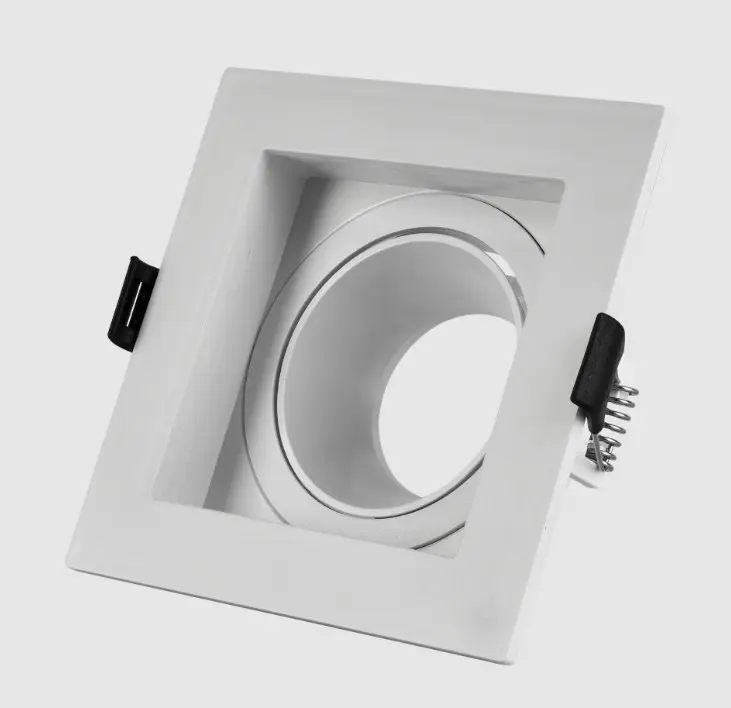 Spot Dicro Embutir Movil Antideslizante 1L Cuadrado GU10 Blanco Ember – Zaga