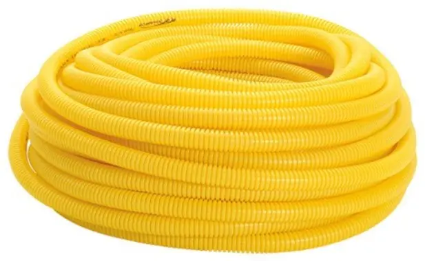 Caño PVC Corrugado 25mm x 25m amarillo - VCP