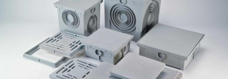 Arqueta de Polipropileno Multiconexión 40x40 c/ Tapa