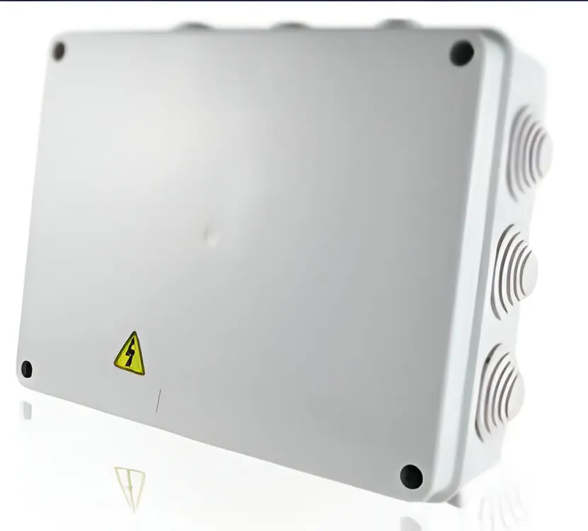 Caja de Paso Plástica Rect 200x155x80mm c/ goma - Argo Eléctric