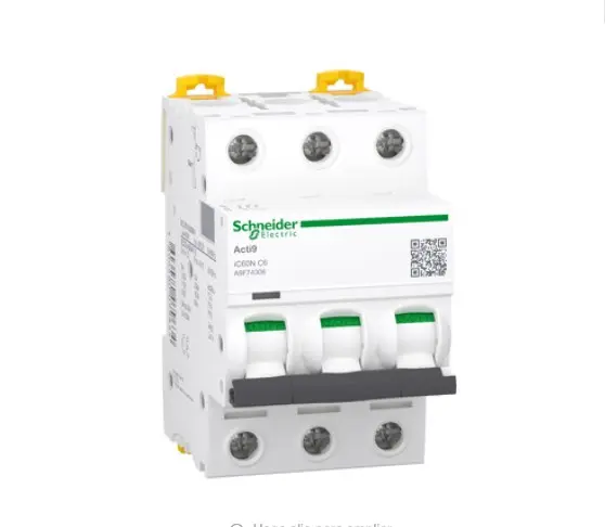 Disyuntor IC60N 3P 6A 6KA C - A9F74306 Schneider
