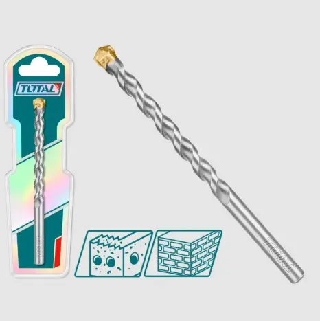 Mecha de Martillo p/ Concreto SDS-PLUS 6x260mm (Punta de Carburo) - Total