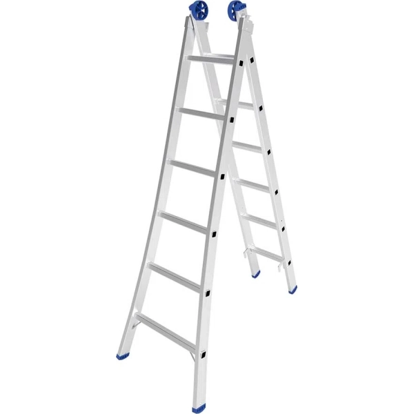 Escalera extendible de Aluminio 2x6 Peldaños MO5202 - MOR