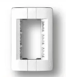 Placa Bastidor 3 Módulos Línea Donna - Kalop