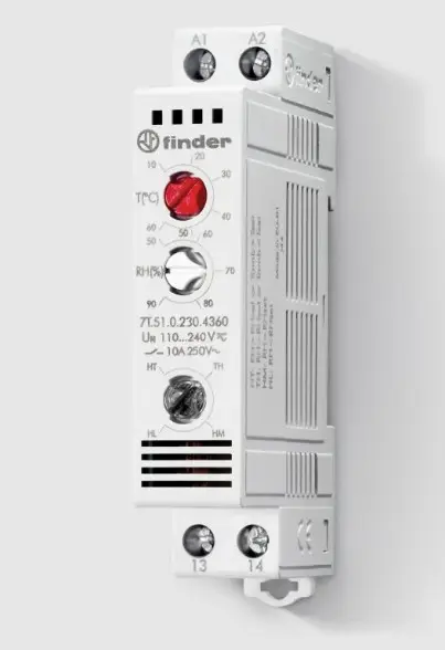 Higrotermostato Electrónico - 7T5102304360 Finder