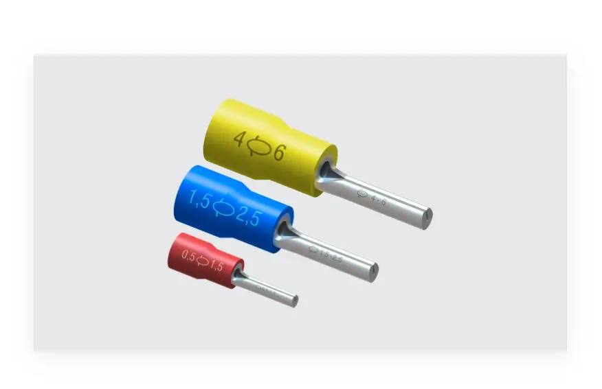 Terminal pre-aislado pino 0.5/1.5mm² - TPP-1.5-8 Intelli