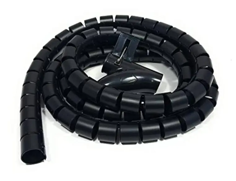 Espiral Ordenador 6mm (1/4) 5Mts Negro - F7114PEPR5 Frontec