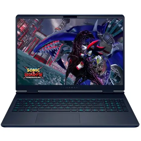 Notebook Gamer Alienware 16X Aurora LAC16251-9582BLU-PUS Intel Core Ultra 9 275HX Pantalla QHD 16" / 32GB de RAM / 2TB SSD / GeForce RTX5070 8GB - Azul (Inglés)