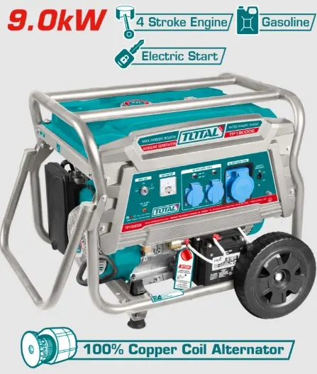 GENERADOR A GASOLINA 9KW - TOTAL 