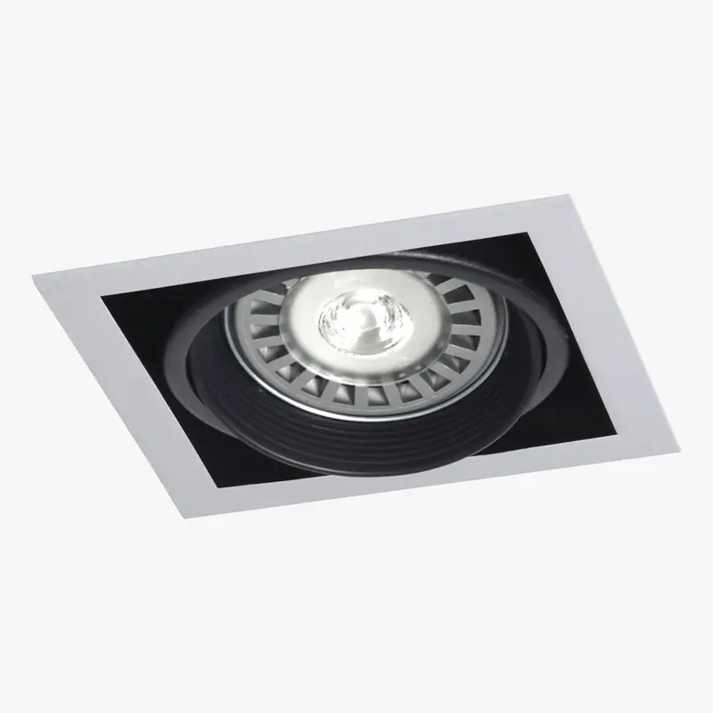 Artefacto AR111 Cardanico Blanco de Embutir de 1 luz Spotsline
