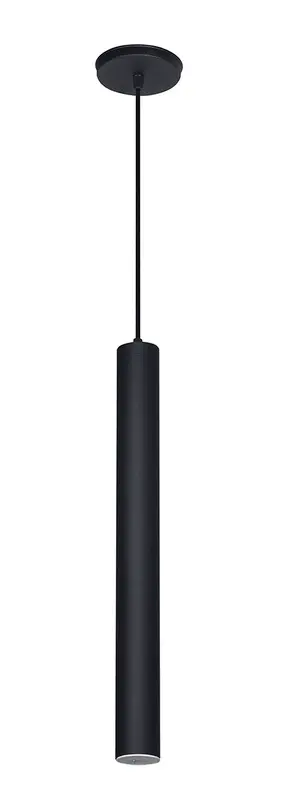 Colgante 1L GU10 Negro Texturado Tubo FERROLUX